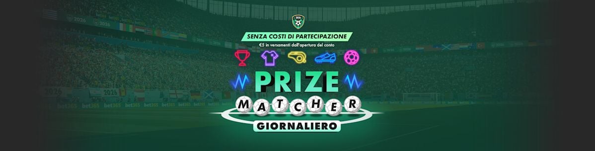 bet365 Prize Matcher World Cup edition